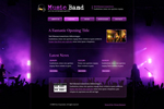 Voorbeeld van Music_370 Webdesign