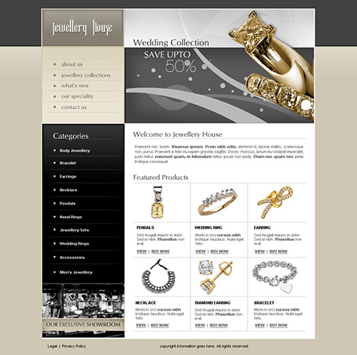 Website laten maken met Juwelen  407 webdesign